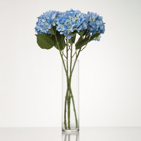 Umelá luxusná hortenzia KAREN jemne modrá. Cena je uvedená za 1 kus.