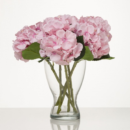 Umelá hortenzia IZOLDA ružovofialová. Cena je uvedená za 1  kus.